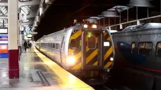 Amtrak & NJ Transit Newark Penn Station Dec 12 2010