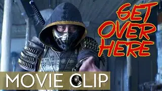 Scorpion scene Get Over Here - Game vs Movie 2021 - Mortal Kombat (reaction)
