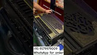 Book Your Premium Black & Golden Harmonium-Trending and Most loved 3 line 9 scale changer Harmonium