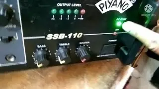 Piyano SSB- 110 fault repair and testing(Bangla video)