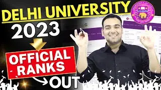 DU Simulated Ranks✅ Delhi University Admissions 2023 | Official Ranks OUT🔥