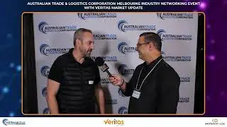 Adam Gleeson at ATLC's Melbourne Industry Networking Event with Veritas Market Update