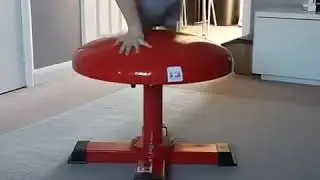 Gymnastic pommel mushroom trainer