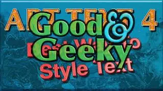 Good and Geeky - Art Text 4 Design with Text.