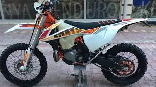 2017 Ktm exc 250 sixdays original exhaust #Konyaenduro