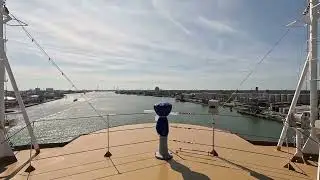 MS Rotterdam Rotterdam Departure Time-lapse