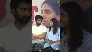 Atharvaa and Nimisha secretly talked on stage! #DNASuccessMeet #Atharvaa #NimishaSajayan #DNA