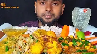 133 Egg Curry Cauliflower Fry Spicy Chana Dal with Brown Rice Healthy Eating Show