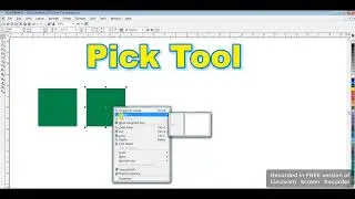 Pick Tool || Corel Draw || Graphic Designing ||