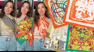 3 Ways to Wear an Hermes Scarf as A Top (So It Doesn't Look Like a Scarf as a Top)