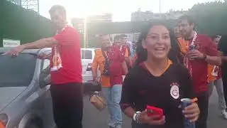 galatasaray Samsunspor ma&ccedil;ı &ouml;ncesi taraftar manzaraları Seyrantepe remspark canlı