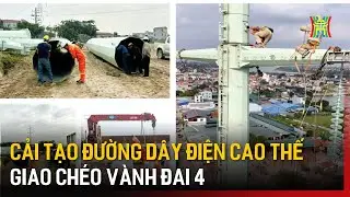 Cải tạo đường dây Điện cao thế giao chéo Vành đai 4 | Tin tức