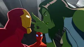 Iron Man STOPS Holding Back After She Hulk HUMILIATES Him In Front of Spider-Man!