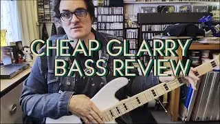GLARRY BASS REVIEW VERY CHEAP P BASS PRECISION STYLE BASS PAWNSHOP FINDS AND MORE