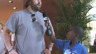 2010 Pro Bowl: Student Reporter Damon Weaver Interview with Steve Hutchinson