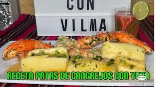 Receta Patas De Cangrejo Con Yuca (king crab legs)