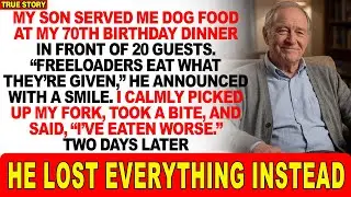 At My 70th Birthday Dinner, My Son Gave Me Dog Food, Said: 'Freeloader, Eat This' &mdash; Then I...