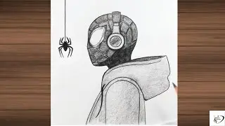 How to Draw Spiderman  | spiderman characters drawing  | Fast & Easy anime drawing for beginners