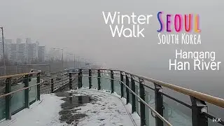 WALK AT WINTER SEOUL SOUTH KOREA HANGANG || 겨울 한강