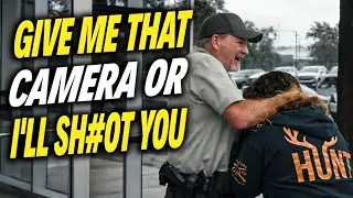 Security Officer Goes Crazy in Front of Cops! &ldquo;You Can&rsquo;t Record!&rdquo; 2