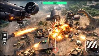 🛸 Drone Vs Tank Fight 💯 Missile Or Gun Se Tank Ko Distroy Kar Diya 💥 New 2026 3D Game 