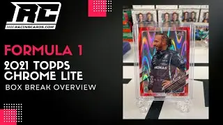 Обзор коробки Topps Chrome LITE для Формулы 1 2021 года