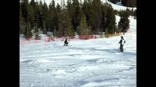 Slalom skiing after diagnosed with Parkinson's disease (2011, fourteen years after diagnosis)