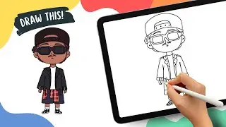Bruno Mars - Easy Cartoon Drawing Tutorial