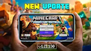Minecraft PE 1.21.130 NEW Update &ndash; Mounts Of Mayhem Spear & Nautilus Added!