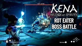 Kena Bridge Of Spirits - Rot Eater Boss Fight - Expert Spirit Guide difficulty