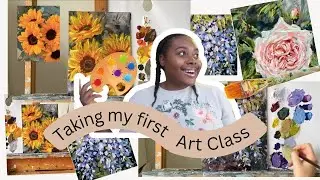 Can My First Ever Impressionist Floral Painting be as Good as Katie Jobling's?|Review and Trial