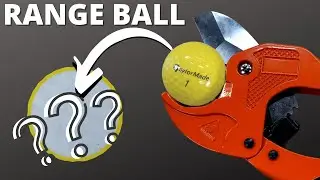 WHAT'S INSIDE A TAYLORMADE DRIVING RANGE GOLF BALL? #Shorts