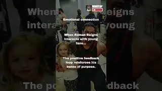 The Psychology Behind Roman Reigns' Unforgettable Moments with Young Fans!  #wwe #facts #romanreigns