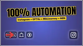 100% Automation Instagram Using GPT4o + MidJourney + N8N