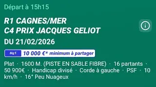 🍀Yan Pronostic Pmu Quint&eacute; du samedi 21 f&eacute;vrier 2026🍀