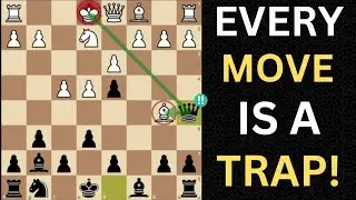 5 Deadly chess traps in the Sicilian Defence!!!