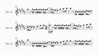 ESCAPE | Renascer Praise [ Partitura para Sax Alto ] 👇PARTITURA PDF👇