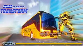 Bus robot car transform War police robot car games walkthrough part 1