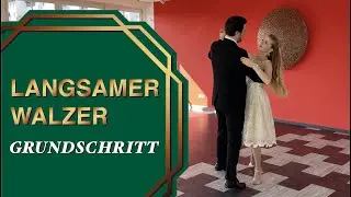 Langsamer Walzer Tanzen | Grundschritt lernen | Tanzkurs Tutorial | Schritt für Schritt
