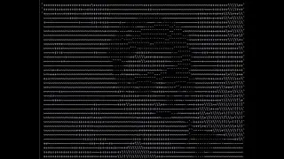 Never gonna give you up but it's ascii art