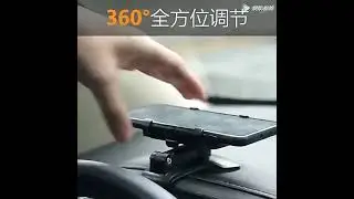 Car Phone Holder HP Mobil Jepit Dashboard Spion 360 Derajat HD35 HD-35