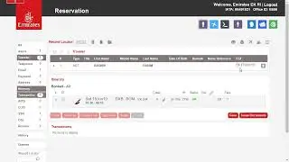 Добавить или изменить номер часто летающего пассажира FFN Video Emirates NDC Farelogix