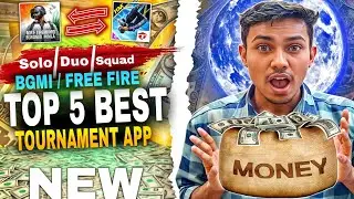 Top 5 Tournament Apps For Bgmi & free fire 🤑 | bgmi tournament app 2025 | Gamerbord app ? Sostronk?