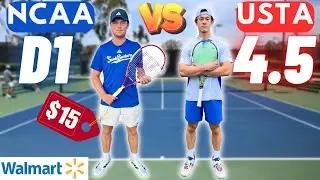 Can UCSB #1 beat me with a Walmart Racket?