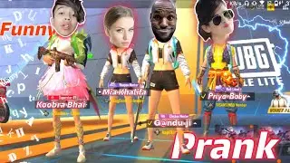 A Girl Gamer Call Me Noob in pubg Lite funny Prank | Funny Noob Prank With Girls | Koobra Bhai Prank