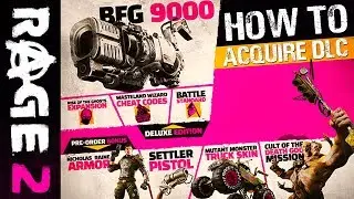 RAGE 2 &bull; How to get &bull; BFG 9000, Cult of the Death God, Wasteland Wizard Cheat Codes, & Monster Truck