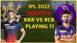 RCB vs KKR : Playing XI of Rcb and Kkr | Match Preview | Pitch Report | IPL 2022 | Faf Du Plessis
