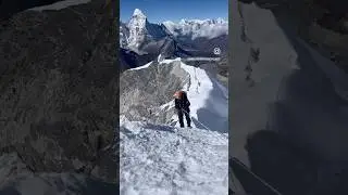 Island Peak hike #hiking #climbing #himalayas #islandpeak #adventure #travel #trekking