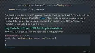 Resolving Error HTTP method POST is not supported by this URL in Arquillian REST Tests
