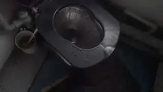 Old Soviet Train toilet